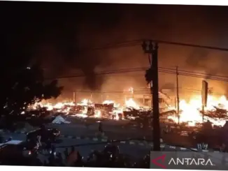 Kebakaran Pasar Muaro Bungo Jambi: 120 Pedagang Terdampak