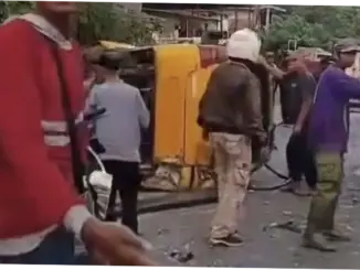 Kecelakaan Angkot di Cipatat: 10 Orang Terluka