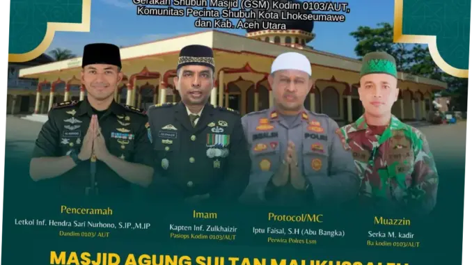 Kodim 0103 Aceh Utara Gerak Cepat Bangun Jembatan Penghubung