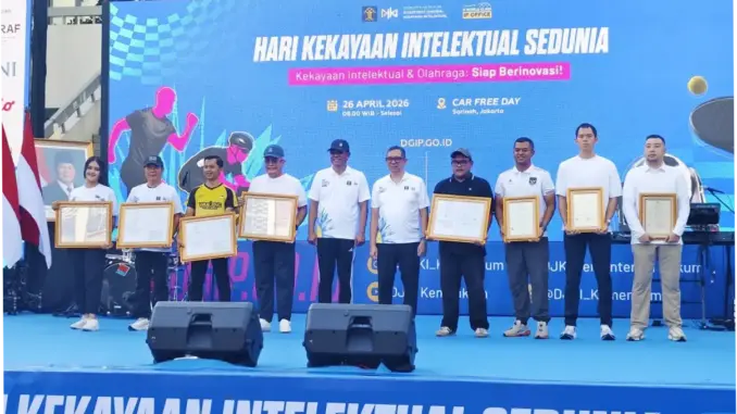 Menteri Hukum Minta Industri Olahraga Daftarkan Hak Kekayaan Intelektual