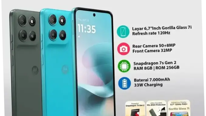 Motorola G67 Power 5G: HP 3 Jutaan dengan Baterai 'Badak'