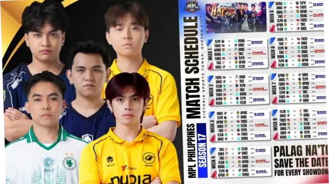 MPL PH Season 17: Jadwal, Bracket, dan Favorit Juara