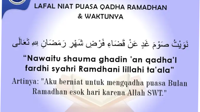 Niat Puasa Qadha Ramadhan: Panduan Lengkap dan Hukum Menggabungkannya dengan Puasa Dzulhijjah
