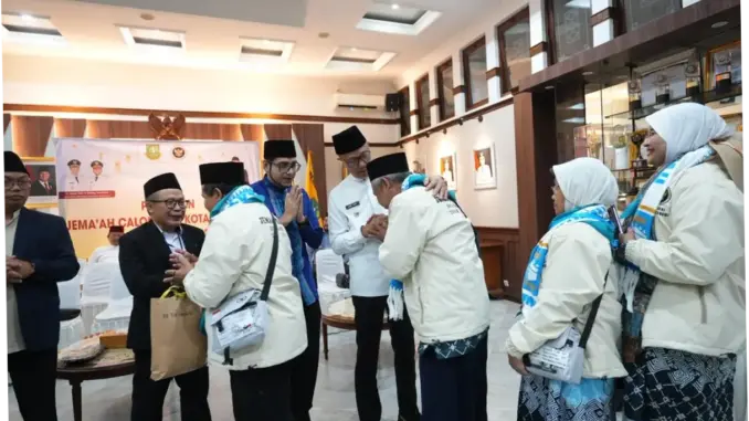 Pelepasan Jemaah Calon Haji Kloter 2 Kabupaten Langkat Tahun 2026