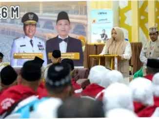 Pelepasan Jemaah Haji Kloter 4 Kabupaten Langkat ke Tanah Suci
