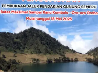 Pendakian Gunung Semeru Dibuka Kembali dengan Pembatasan