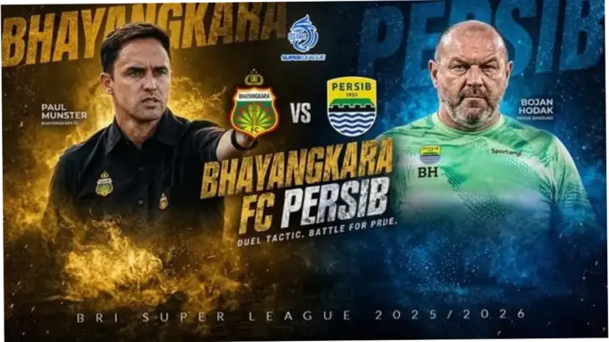 Persib Bandung Hadapi Bhayangkara FC: Pertandingan Sengit di BRI Super League