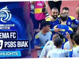Pertandingan PSBS Biak vs Arema FC: Misi Singo Edan untuk Menutup Musim dengan Manis