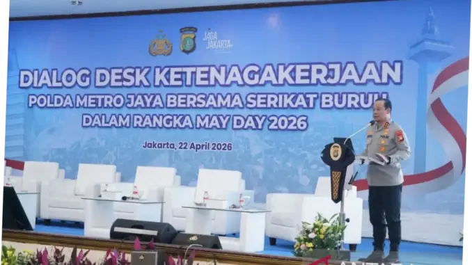 Polda Metro Jaya Gelar Dialog Ketenagakerjaan Sambut May Day 2026