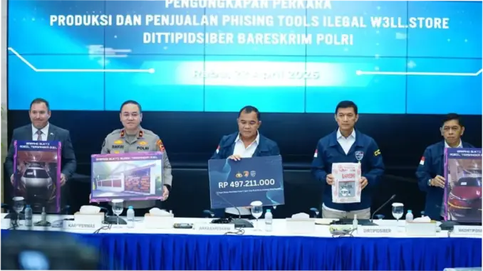Polri Bongkar Jaringan Internasional Penjualan Phishing Tools