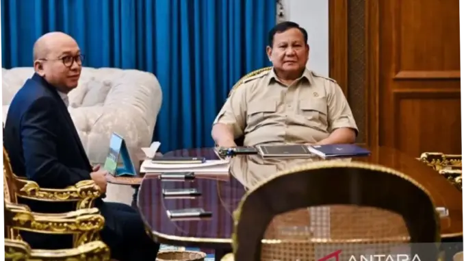 Prabowo Terima Laporan Realisasi Investasi Kuartal I Capai Target