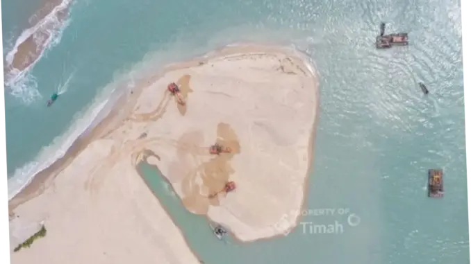 PT Timah-mitra usaha keruk alur Muara Air Kantung Bangka