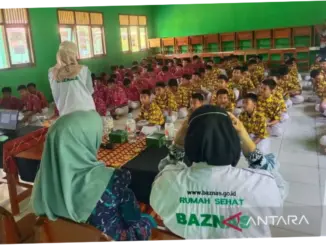 Rumah Sehat BAZNAS Berikan Layanan Kesehatan Gratis Bagi Pelajar di Pesawaran