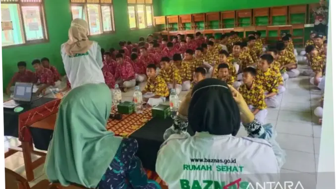 Rumah Sehat BAZNAS Berikan Layanan Kesehatan Gratis Bagi Pelajar di Pesawaran