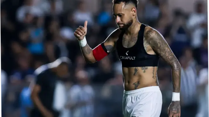 Santos Kembali Menang Setelah Neymar Gol di Menit Terakhir Babak Pertama