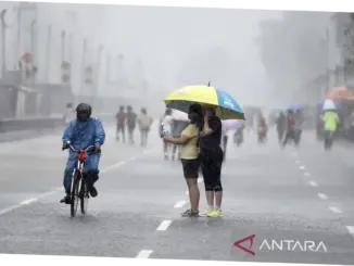 Sejumlah Wilayah Indonesia Diprakirakan Diguyur Hujan Lebat pada Jumat