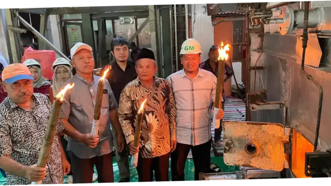 Songsong Musim Giling 2026, PG Ngadirejo Kediri Gelar Tradisi Cethik Geni