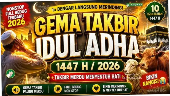 Takbiran Idul Adha 2026: Berapa Hari dan Dimulai Kapan?