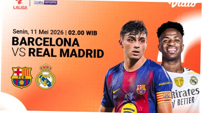 Tempat Menonton Barcelona vs Real Madrid: Informasi Terlengkap