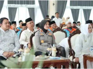 Wakapolres Hadiri Pelepasan Jemaah Haji Kloter 4 Asal Langkat
