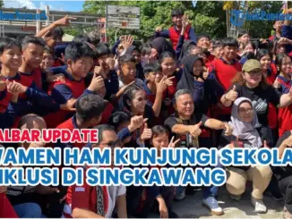 Wamen HAM Kunjungi Sekolah Siswa yang Minta MBG Dialihan untuk Kesejahteraan Guru