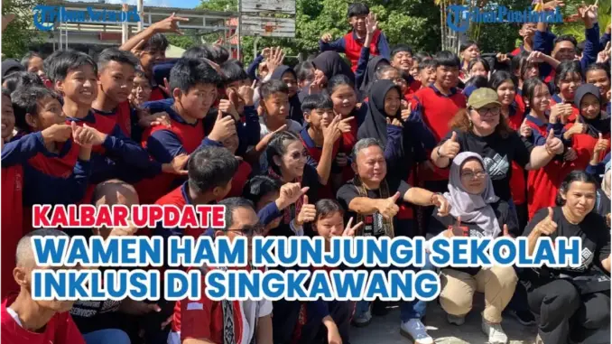 Wamen HAM Kunjungi Sekolah Siswa yang Minta MBG Dialihan untuk Kesejahteraan Guru